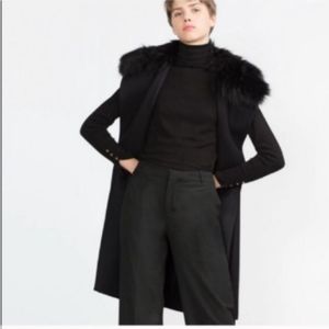 Zara Sleaveless Wool Coat
